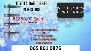 Toyota D4d Diesel Injectors For Sale On Exchange