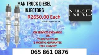 Man Truck Diesel Injectors For Sale Or To Recon
