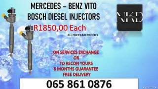 Mercedes Benz Vito Diesel Injectors For Sale Or To Recon