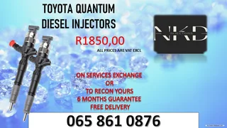 Toyota Quantum Diesel Injectors For Sale On Exchange Or To Recon