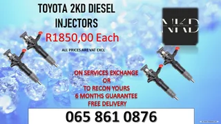 Toyota 2kd Diesel Injectors For Sale On Exchange