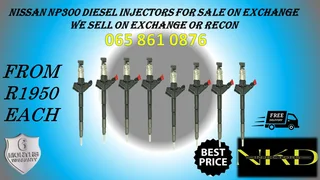Nissan NP300 Diesel injectors for sale or recon