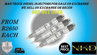 Man Truck diesel injectors for sale or recon