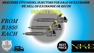 Mercedes Benz Vito Diesel Injectors For Sale Or Recon With Warranty