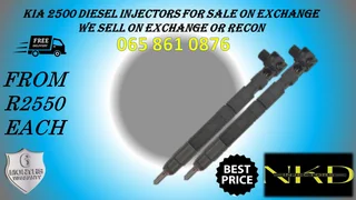 Kia 2500 Diesel Injectors For Sale Or Recon