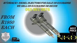 Hyundai H1 Injectors For Sale On Exchange Or Recon