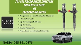 Toyota Prado Diesel Injectors For Sale Or Recon
