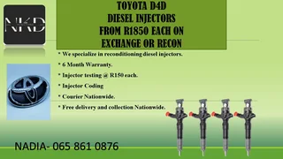 Toyota D4d Diesel Injectors For Sale On Exchnage Or Recon