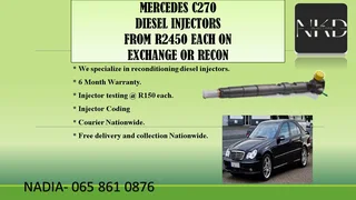 Mercedes C270 Diesel Injectors For Sale Or Recon