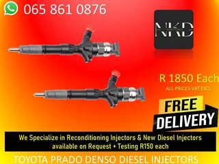 Toyota Prado Diesel Injectrs For Sale Or Recon