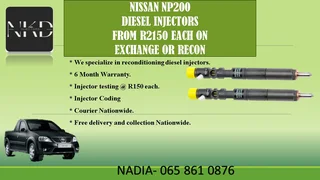 Np200 Diesel Injectors For Sale Or Recon