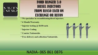 Ford Ranger Diesel Injectors For Sale Or Recon