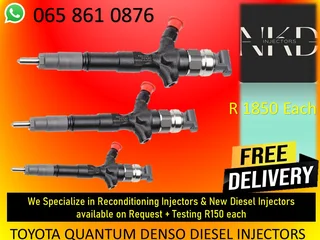 Toyota Quantum Diesel Injectors For Sale Or Recon