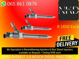 FORD EVEREST DIESEL INJECTORS FOR SALE OR RECON