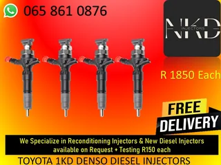 1kd Diesel Injectors For Sale Or Recon