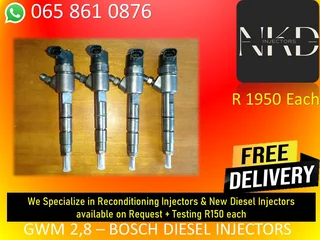 Gwm 2.8 Diesel Injectors For Sale Or Recon