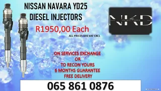 Nissan Navara Yd25 Diesel Injectors For Sale On Exchange With 6 Months Warranty