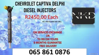 Chevrolet Captiva Diesel Injectors For Sale On Exchange With 6 Months Warranty