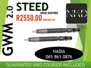 Gwm 2.0 Steed Diesel Injectors For Sale On Exchange Or To Recon With Warranty