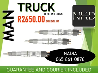 Man Truck Diesel Injectors For Sale Or To Recon