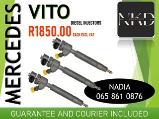 Mercedes Benz Vito Diesel Injectors For Sale Or To Recon