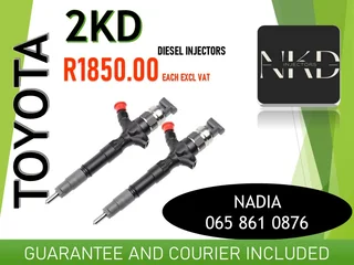 Toyota 2kd Diesel Injectors For Sale On Exchange