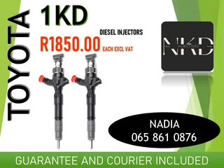 Toyota 1kd Diesel Injectors For Sale Or To Recon