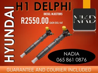 Hyundai H1 Diesel Injectors For Sale Or To Recon