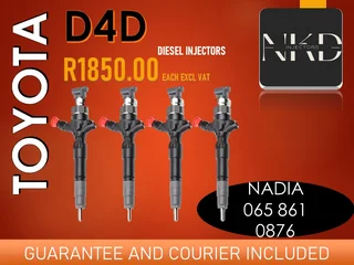 Toyota D4d Diesel Injectors For Sale Or To Recon