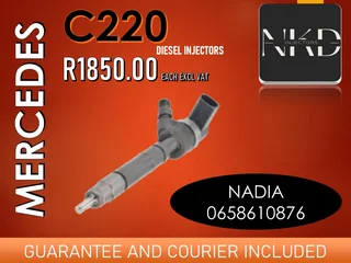 Mercedes C220 Diesel Injectors For Sale Or To Recon