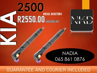 Kia 2500 Diesel Injectors For Sale Or To Recon
