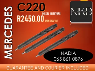 Mercedes C220 Diesel Injectors For Sale On Exchange Or To Recon With Warranty