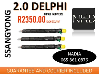 Ssangyong 2.0 Diesel Injectors For Sale Or To Recon