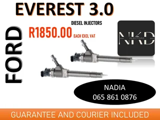 Ford Everest (3.0/bt50) Diesel Injectors For Sale On Exchange Or To Recon With Warranty