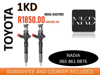 Toyota 1kd Diesel Injectors For Sale Or To Recon