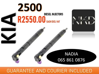 Kia 2500 Diesel Injectors For Sale Or To Recon