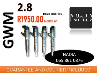 Gwm 2.8 Diesel Injectors For Sale On Exchange Dor To Recon