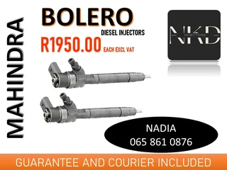 Mahindra Bolero Diesel Injectors For Sale On Exchange Or To Recon With Warranty