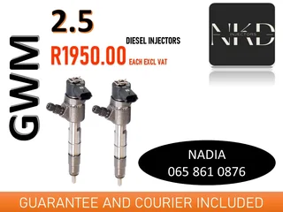 Gwm 2.5 Diesel Injectors For Sale Or To Recon