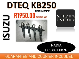 Isuzu Dteq Kb250 Diesel Injectors For Sale On Exchange With 6 Months Warranty
