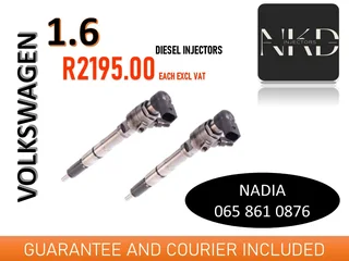 Volkswagen 1.6 Diesel Injectors For Sale On Exchange Or To Recon