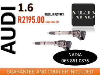 Audi 1.6 Diesel Injectors For Sale Or To Recon