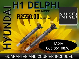 Hyundai H1 Diesel Injectors For Sale Or To Recon
