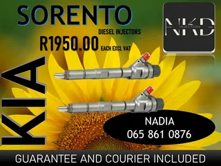 Kia Sorento Diesel Injectors For Sale Or To Recon
