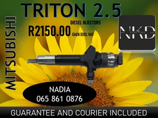 Mitsubishi Triton 2.5 Diesel Injectors For Sale On Exchange Or To Recon With Warranty