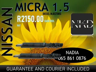 Nissan Micra 1.5 Diesel Injectors For Sale On Exchnage With 6 Months Warranty