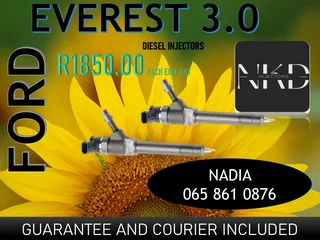 Ford Everest (3.0/bt50) Diesel Injectors For Sale On Exchange Or To Recon With Warranty