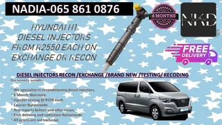 Hyundai H1 Diesel Injectors For Sale Or To Recon
