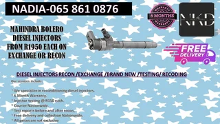 Mahindra Bolero Diesel Injectors For Sale On Exchange Or To Recon With Warranty
