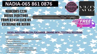 Mercedes C220 Diesel Injectors For Sale On Exchange Or To Recon With Warranty